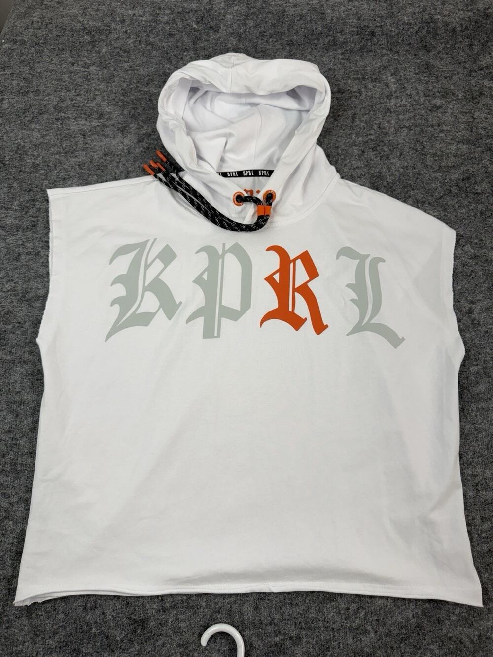 Kaporal Hoodie Mens XL White Gothic Oversized Shirt KPRL Y2k Streetwear N73